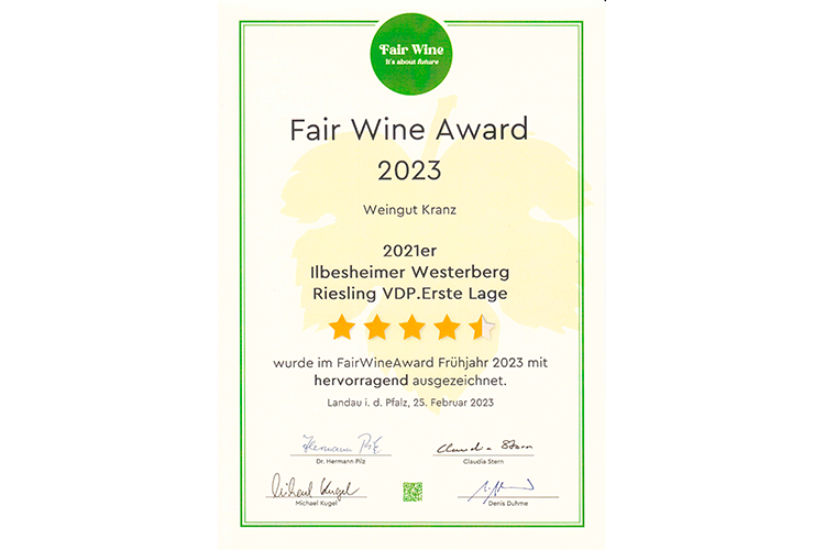 Bild Fair Wine Award